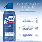 Lysol Air Sanitizer Spray, For Air Sanitization and Odor Elimination, White Linen Scent, 10 Fl. Oz (Pack of 3)