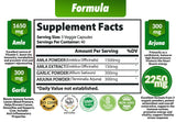 Organic Amla Capsules 2250mg & Arjuna, Garlic |Natural Vitamin C Supplements, High Antioxidants, Rejuvenator |Supports Immunity, Energy Booster |Gluten Free Vegan India Amalaki Extract Fruit, 120 Caps