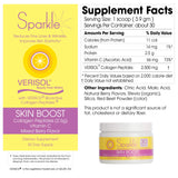 Sparkle Skin Boost (Mixed Berry) [30-Serves] Verisol Collagen Peptides Protein Powder Vitamin C Supplement Drink