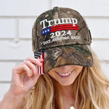 2 Pack Trump Hat 2024, MAGA Hat, Make America Great Again Hat, Trump Merchandise, 45 47 Hat, Donald Trump Hats for Men Women 2024, Campaign Hat Trump Cap (Camo)