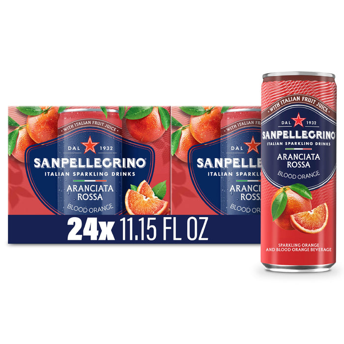 Sanpellegrino Crafted Soda Italiana, Blood Orange, 24 Pack