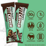 FITCRUNCH Full Size Protein Bars, Designed by Robert Irvine, 6-Layer Baked Bar, 6g of Sugar, Gluten Free & Soft Cake Core (Variety Pack)