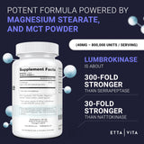 Premium Lumbrokinase Enzyme Complex for Wellness & Daily Vitality 120 Capsules