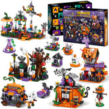 31-Day Halloween Advent Calendar 2024 | Spooky Haunted House, Ghosts, Bats & Pumpkins Building Block| Fun Countdown Halloween Toy Gifts for Kids