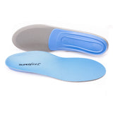 Superfeet All-Purpose Support Medium Arch Insoles (Blue) - Trim-To-Fit Orthotic Shoe Inserts - Professional Grade - Men 13.5-15