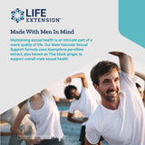 Life Extension Male Vascular Sexual Health Support -Hormone-Free Black Ginger Extract Supplement for Men – One Daily, Gluten-Free, Vegetarian, Non-GMO - 30 Capsules