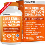 21-in-1 Berberine Blend – 1500mg Capsules with Ceylon Cinnamon & Green Tea Extract