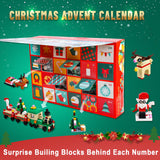 Christmas Advent Calendar 2023 Kids 6 in 1 Building Blocks 24 Days Countdown Calendars Gifts for Boys and Girls Christmas Building Toys Party Favors