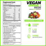 Forzagen Vegan Greens & Reds Superfood Powder - Organic Super Greens Powder | Premium Veggie Powder Supplement | 35 Servings Reds and Greens Superfood Powder