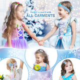 Advent Calendar for Kids: Princess Accessories Included Christmas Ornaments, Stickers,Makeup Kit,Jewelry and Hair Accessories,Christmas Gifts