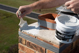 MASONRYDEFENDER Chimney Crown Sealer - Brushable Sealant Fixes Cracked Chimney Tops & Prevents Chimney Leaks