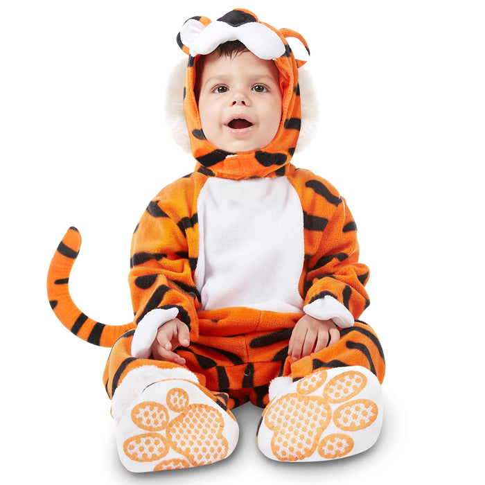 Spooktacular Creations Halloween Baby Tiger Costume Set for Kids,Toddler Deluxe Halloween Dress Up Party, Animal and Cartoon Characters Theme Party (3T)