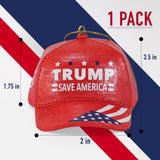 Kurt Adler 3.6" Save America Donald Trump Christmas Ornament, Make America Great Again Hat, Donald Trump Gifts, Donald Trump Ornaments, Trump 2024