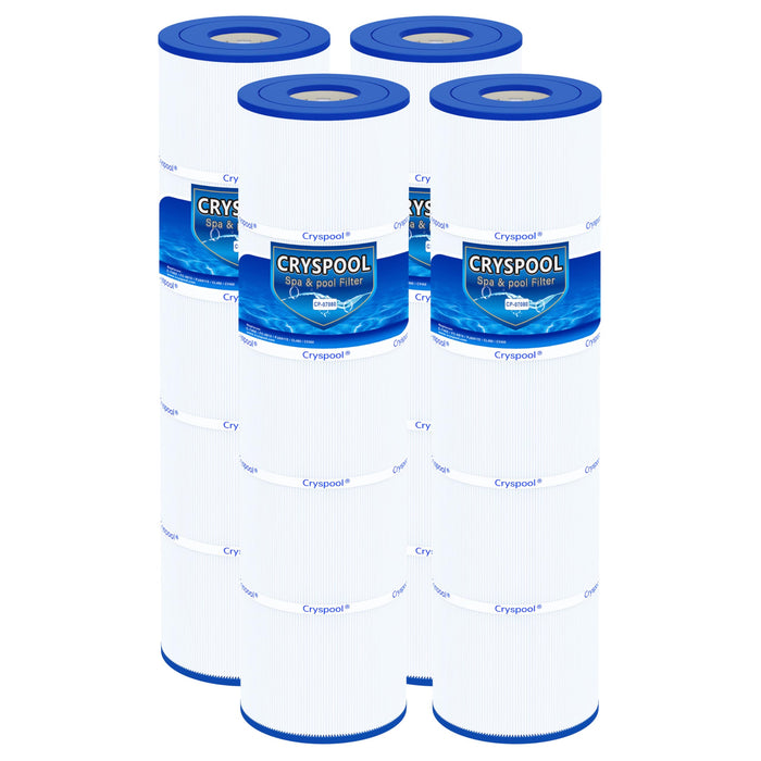 Cryspool® 07080 Filter Compatible with Jandy CL460, CV460, A0558000, R0554600, PJAN115, C-7468, FC-0810, 4X115 sq.ft Pool Filter Cartridges, 4 Pack