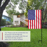 YEAHOME 2PC Garden Flag Stand Holder, Premium Yard Flag Holder Weather-Proof Metal Powder-Coated Flagpole for American Flag, Christmas Garden Flag, Winter Garden Flag, Outdoor Garden Decor Decoration