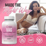 Pretty Privates Vaginal Tightening Pills - Tighten, Rejuvenate & Lubricate - All-Natural Vaginal Tightening & Holistic Intimate Health - Vegan & Gluten-Free - 60 ct