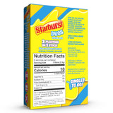 Starburst Duos Singles To Go Powdered Drink Mix, Blue Raspberry Lemon, 12 Boxes with 6 Packets Each - 72 Total Servings, Sugar-Free Drink Powder, Just Add Water, 6 Count (Pack of 12)