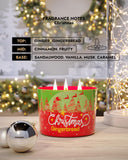 96NORTH Luxury Christmas Candle Gingerbread Scented | Large 3-Wick Jar Candle | Up to 40 Hours Burning Time | 100% Natural Soy Wax | Ideal Christmas Candles Gift