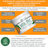 American Nutriceuticals Vitamin C Powder - Supplement for Immune Support - Natural, Sugar Free -Non-Acidic - No Upset Stomach - 4000mg