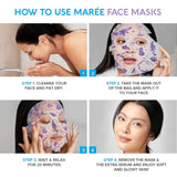 MAREE Marine Collagen Facial Mask Wrinkles Dry Skin Photoaging - 6 Mask