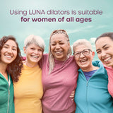 Luna Silicone Dilators for Pelvic Floor Strengthening - 6 Different Sizes - Pelvic Floor Strengthening Device Women - Dilators for Women