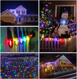 KGC 25Pack C7 LED Christmas Light Bulb, C7 Shatterproof LED Bulbs for Christmas Outdoor String Lights, 0.6W 7W Incandescent Equivalent 50LM, E12 Base Commercial Grade Holiday Bulbs - Multicolor