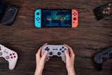 8Bitdo Pro 2 Wireless Bluetooth Controller with Travel Case, Hall Effect Joystick Update, Retro Gamepad for Switch, PC, Android, and Steam Deck & Apple (Gray Edition)