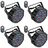 Stage Lights 36 LED Par Lights, U`King RGB Uplights Stage Lighting Indoor for Christmas Halloween Music Party Disco Wedding, Remote Control, DMX Control Sound Activated Party Lights