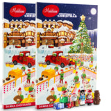 Madelaine Santa's Workshop Christmas Countdown Advent Calendar - 2023 Edition Premium 6 oz Solid Milk Chocolate with 24 Chocolates 2 packs | Holiday Gift | The Madelaine Chocolate Company