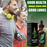 YUMOYI SPRUCE JIYIN Mullein Leaf Extract - Support Lung Cleanse & Respiratory Function for Healthy Breathing - Natural Supplement, Tincture Drops | Non-GMO, Vegetarian | 1 Month Supply 60ml