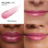 IT Cosmetics Pillow Lips Solid Serum Gloss, Marvelous - Lip Serum + Tinted Gloss - Instant Shine & Hydration - Adds a Natural Flush of Color - Collagen, Hyaluronic Acid & a Tri-Oil Complex - 0.07 oz