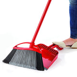 O-Cedar Pet Pro Broom with Step-On Dustpan | Remove 99% with One Sweep | DustPan Removes 3 Times More Pet Hair | Quiet Cleaning Tool for Cat and Dog Owners