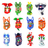 Dogs vs Squirls 2023 Christmas Mystery 12-Pack | Christmas Blind Bags for Boys and for Girls | Mystery Bag Stocking Stuffers | Plush Bean-Filled Dogs and Squirrels | Surprise Advent Calendar Toys