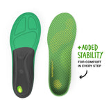 Superfeet Run Support High Arch Insoles - High Arch Support - Trim-to-Fit Carbon Fiber Orthotic Shoe Inserts for Running Shoes - Professional Grade - 9.5-11 Men / 10.5-12 Women