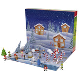 Jakks Holiday Elf Advent Calendar, Enjoy 24 Days of Fun Collectible Surprise Figures