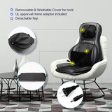 COMFIER Neck Back Massager with Heat, Shiatsu Massage Chair Pad with 2D/3D Kneading & Compression Chair Massager, Full Body Massager for Neck and Back,Shoulder,Thighs,Gifts for Mom,Dad