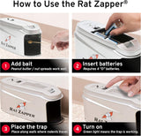 RAT SAPPER Ultra RZU001-4 Indoor Electronic Rat Trap - 1 Trap