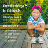 Nordic Naturals Pro DHA Junior, Strawberry - 180 Mini Chewable Soft Gels - 250 mg Total Omega-3s with EPA & DHA - Brain Development & Visual Function - Non-GMO - 45 Servings