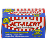 Jet-Alert 100 MG Each Caffeine Tab 120 Count (Pack of 4)