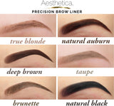 Aesthetica Precision Brow Liner - Eyebrow Pencil/Spoolie Brush (TRUE BLONDE)