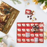 Jigsaw Puzzle Advent Calendar 2024 Nativity-1008 Pieces Jigsaw Puzzle for Adult Kids, 24 Days Countdown Calendar, The Birth of Jesus, Family Game Puzzle, Idea for Teens, 27.6"X 19.7"