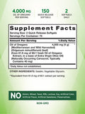Nature's Truth Oil of Oregano Softgel Capsules | 4000 mg | 150 Count | Non-GMO & Gluten Free Herbal Supplement