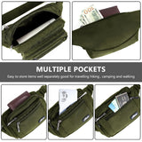 Waist Pack Bag Fanny Pack for Men&Women Hip Bum Bag with Adjustable Strap for Outdoors Workout Traveling Casual Running Hiking Cycling (Army Green)