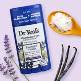 Dr Teal's Aluminum Free Deodorant, Lavender Vanilla with Essential Oils, 2.65 oz (Pack of 3)