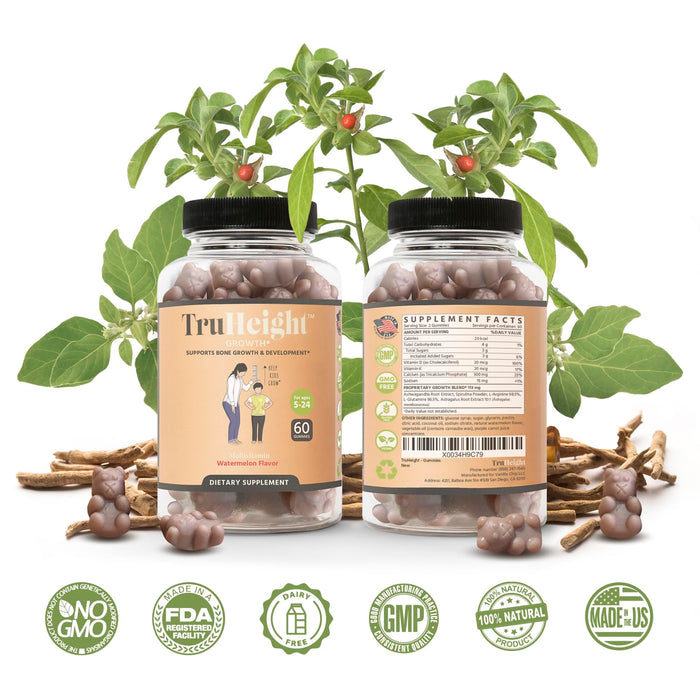 TruHeight 2 Pack Gummies - Growth Gummies