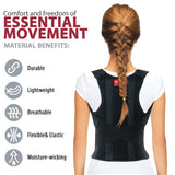 ORTONYX Comfort Posture Corrector for Men and Women Clavicle and Shoulder Support Back Brace, Fully Adjustable / 656A-X-Large