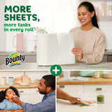 Bounty Paper Towels Quick Size, White, 16 Family Rolls = 40 Regular Rolls