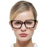 MARE AZZURO Reading Glasses Women Stylish Readers 0 100 125 150 175 200 225 250 275 300 350 400 500 600 (Demi 2.25)