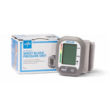 Medline Digital Wrist Blood Pressure Monitor, BP Cuff with Batteries Included (60 Reading Memory)