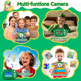 Kids Camera Toys for Boys Age 3-8, 1080P Toddler Digital Camera with 32GB SD Card, Toddler Toys for Kids, Christmas Birthday Gifts for Boys 3,4,5,6,7,8 Years Old